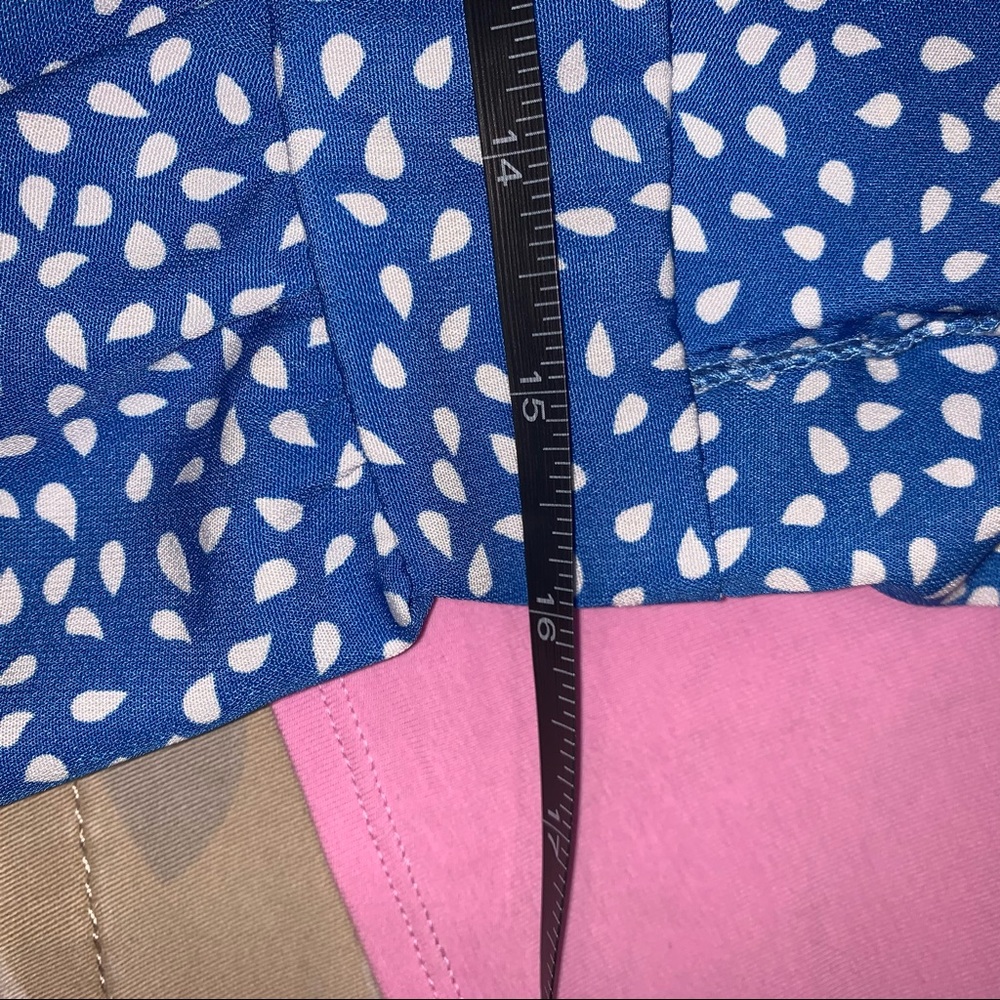 SOLD  Blue and White Polka Dot Dress - Picture 12 of 13